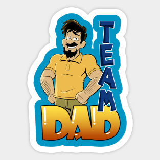 Team Dad Sticker